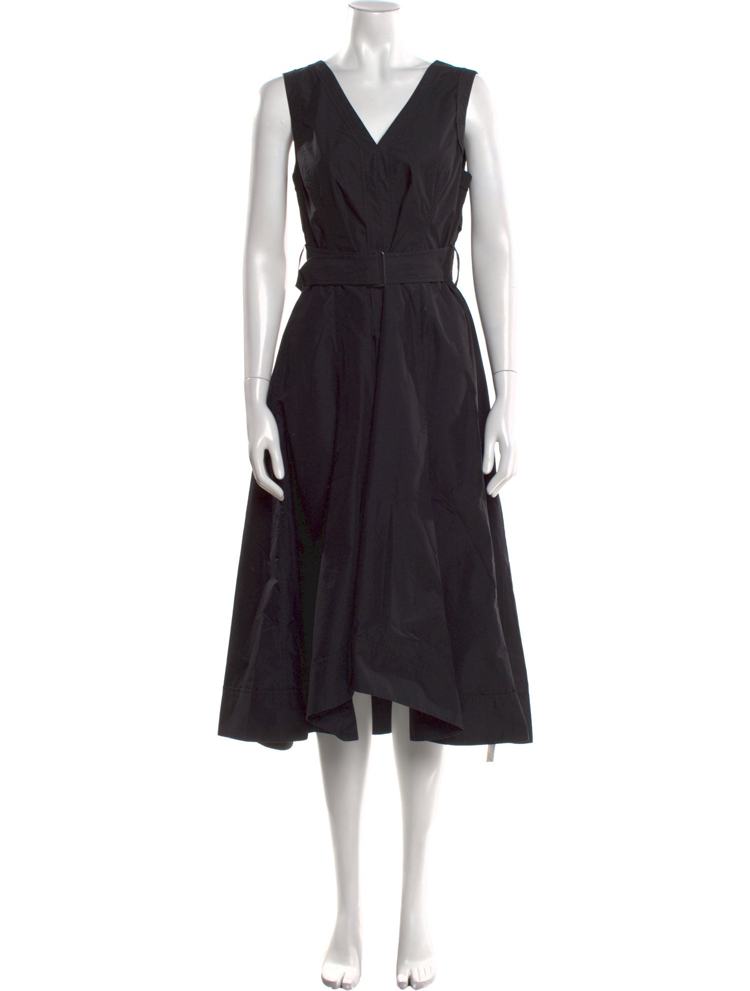 3.1 Phillip Lim V-Neck Midi Length Dress