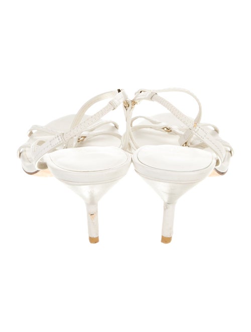 3.1 Phillip Lim Leather Animal Print Slides