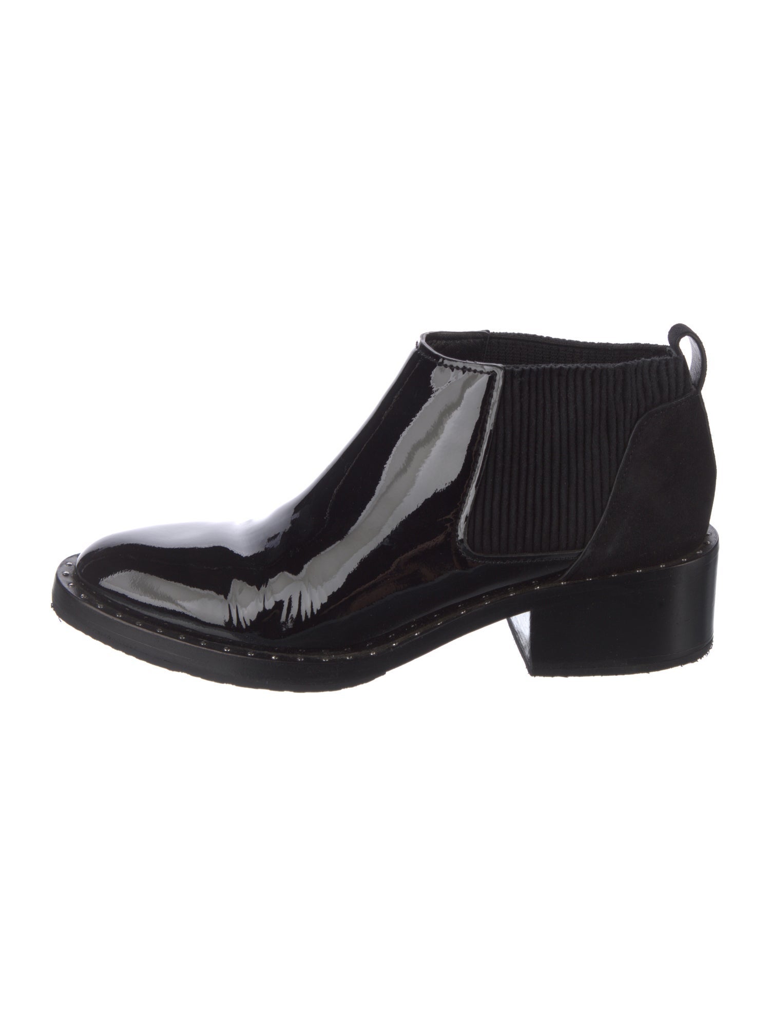 3.1 Phillip Lim Patent Leather Chelsea Boots