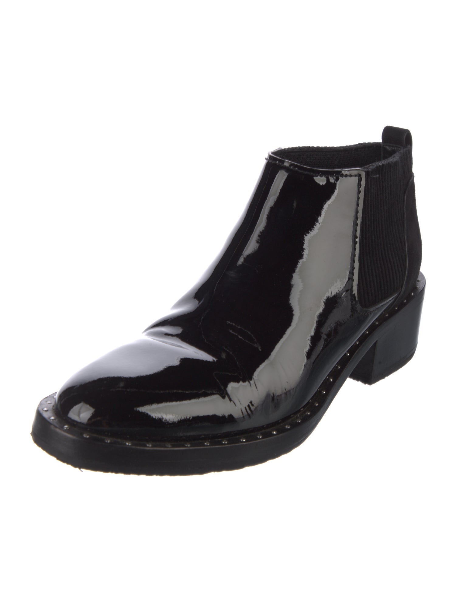 3.1 Phillip Lim Patent Leather Chelsea Boots
