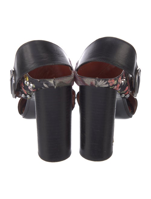 3.1 Phillip Lim Floral Print Studded Accents T-Strap Pumps