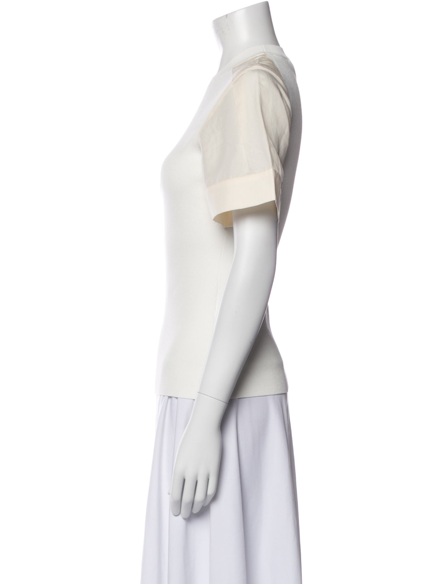 3.1 Phillip Lim Crew Neck Short Sleeve Top