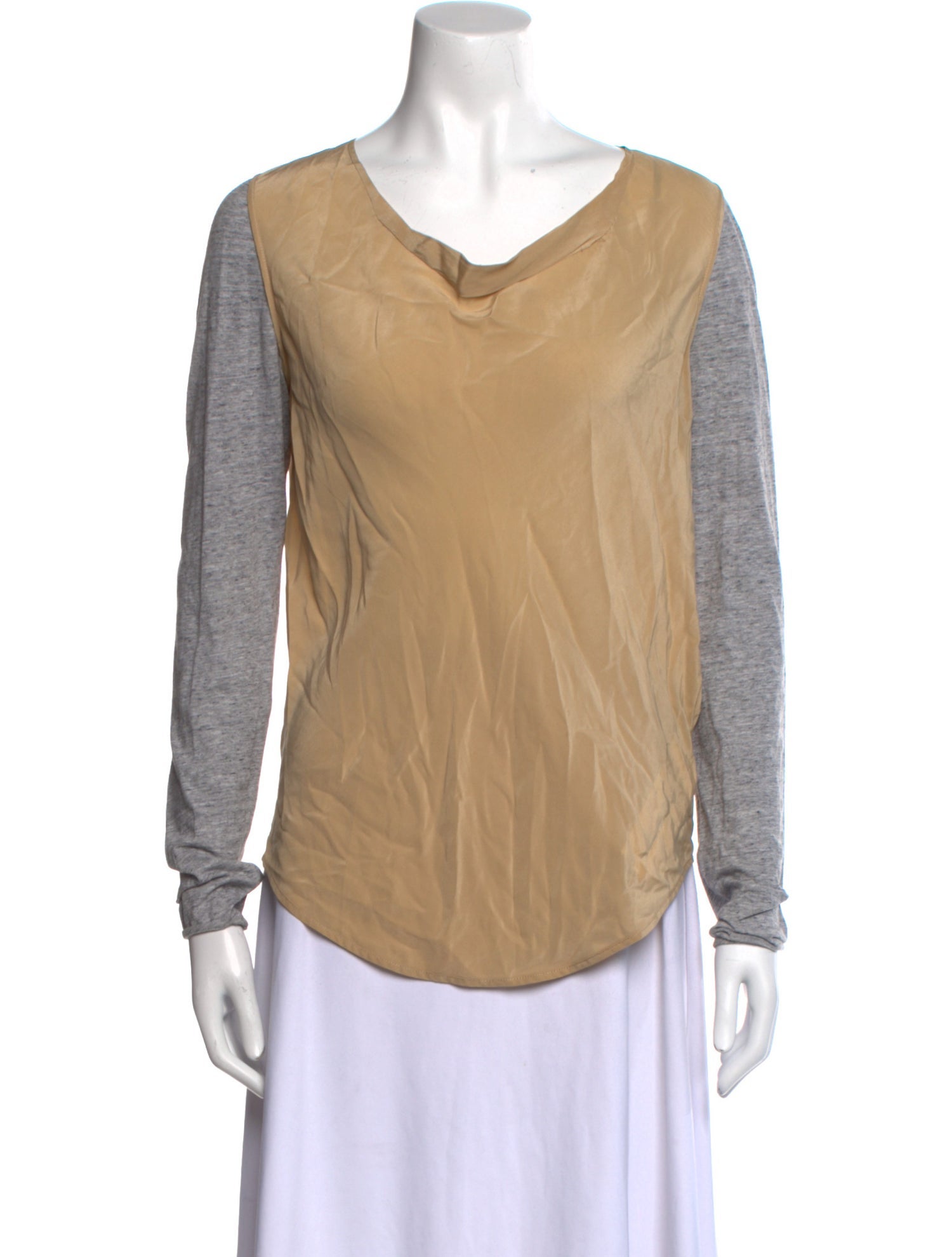 3.1 Phillip Lim Silk Cowl Neck Top