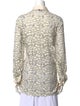 3.1 Phillip Lim Printed Long Sleeve Button-Up Top