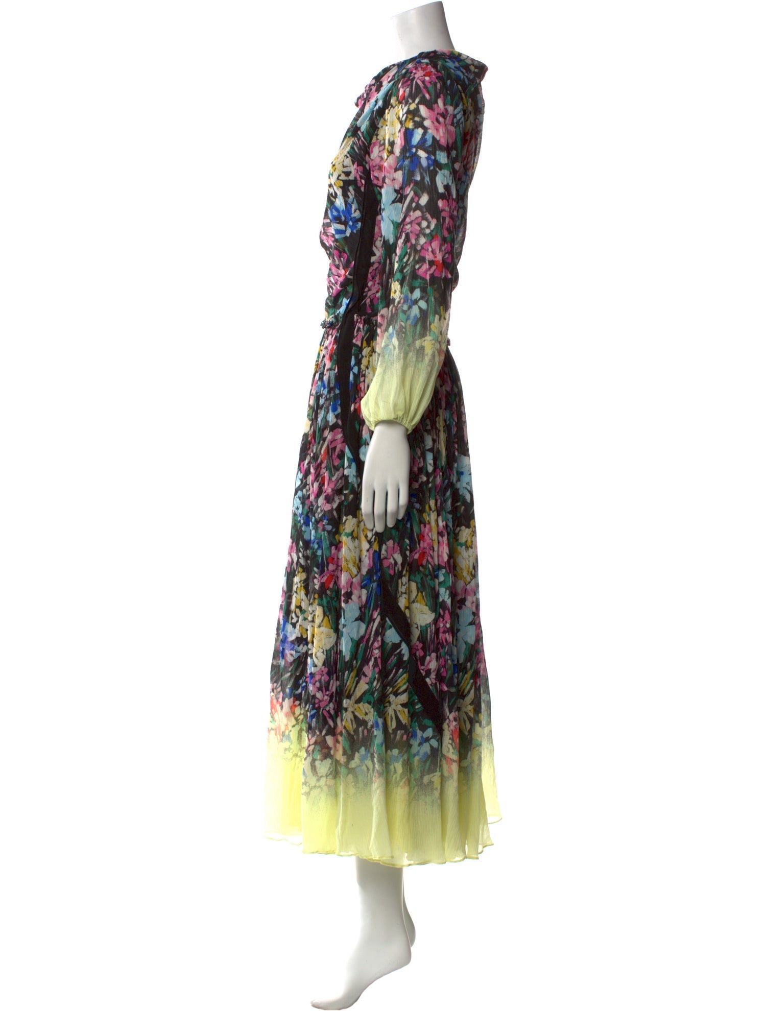 3.1 Phillip Lim Floral Print Long Dress