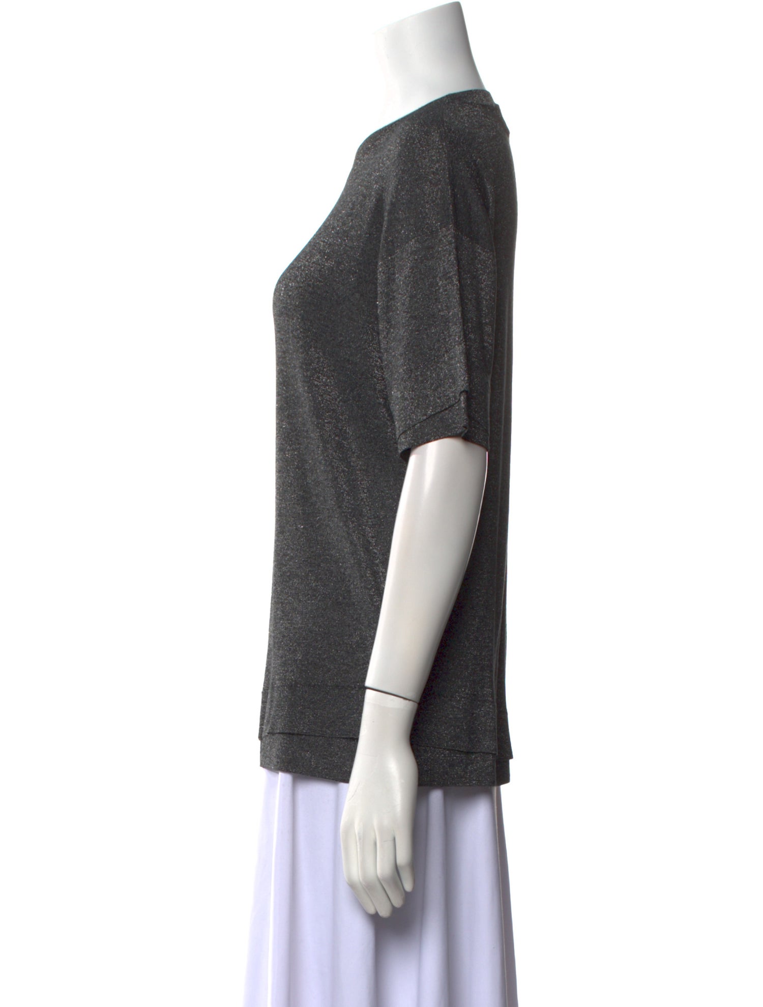 3.1 Phillip Lim Silk Crew Neck T-Shirt