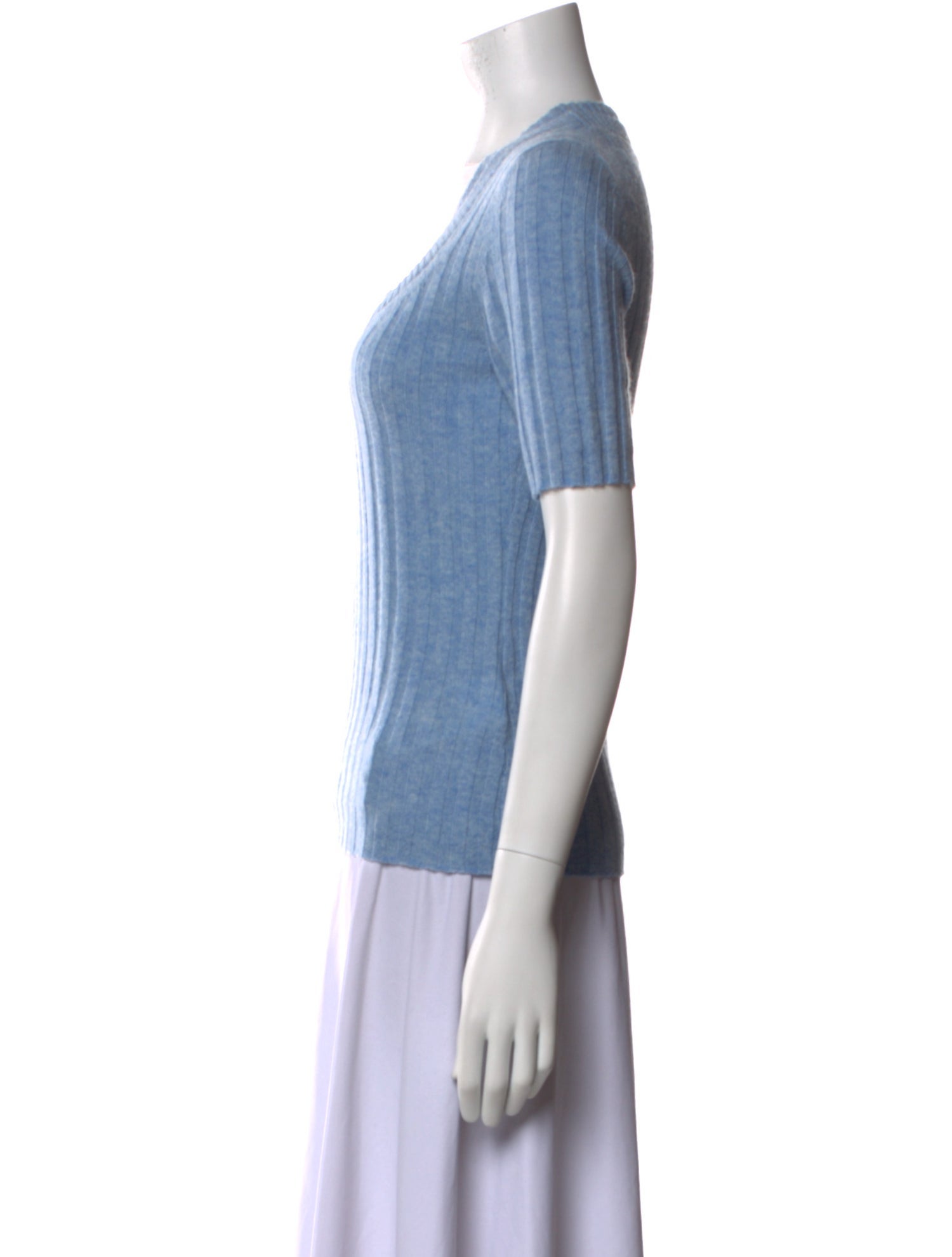 3.1 Phillip Lim Cashmere Scoop Neck T-Shirt