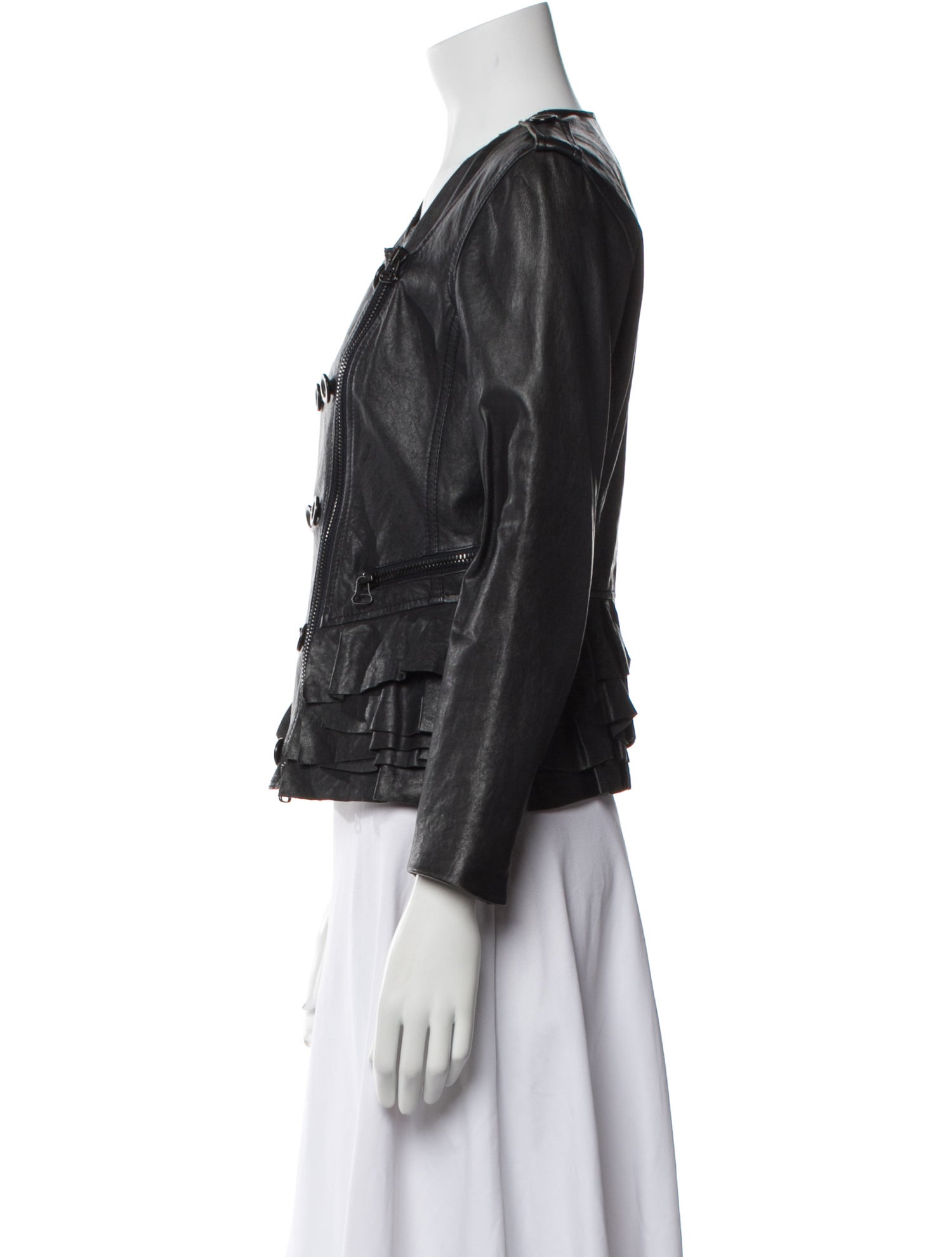 3.1 Phillip Lim Leather Evening Jacket