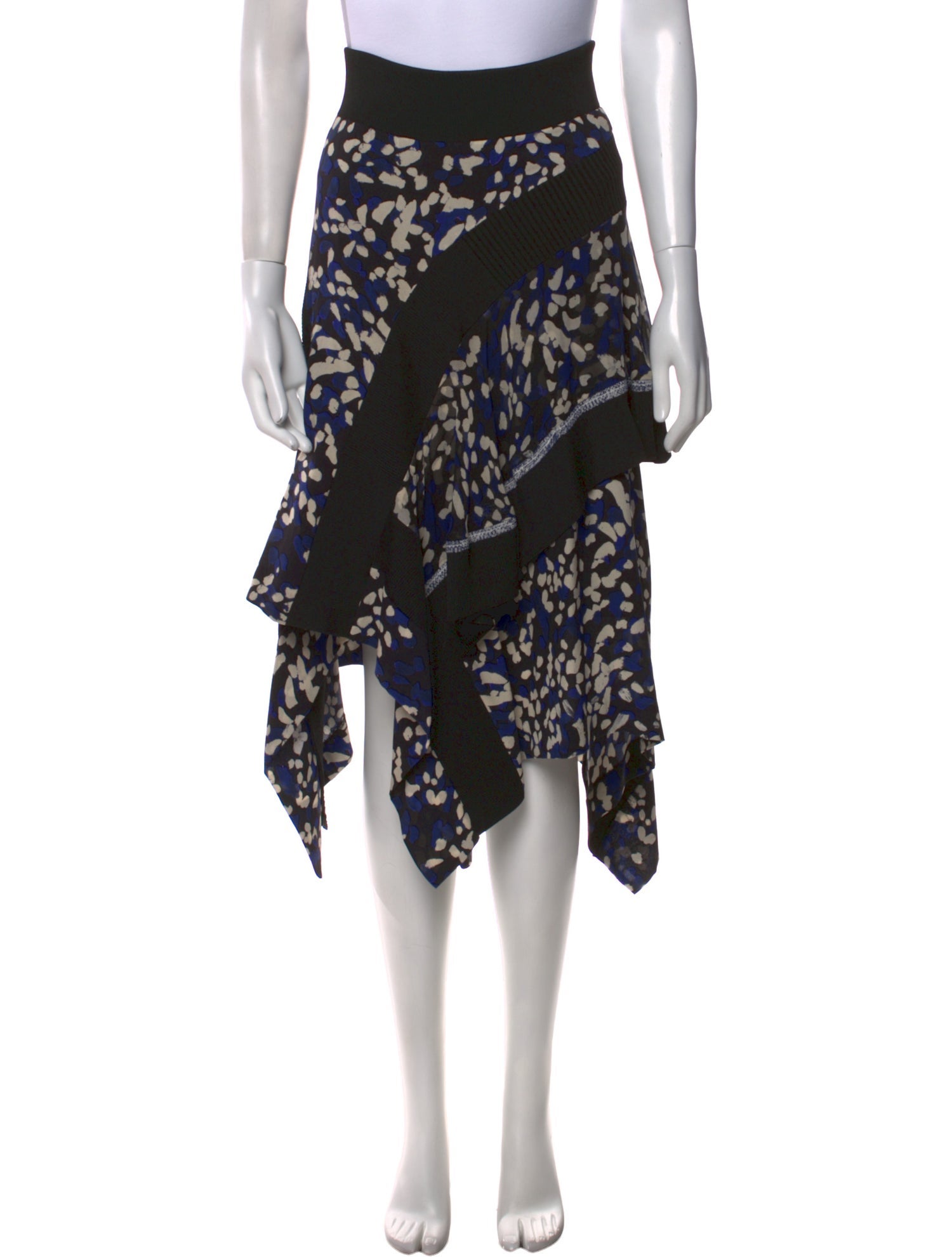 3.1 Phillip Lim Silk Knee-Length Skirt