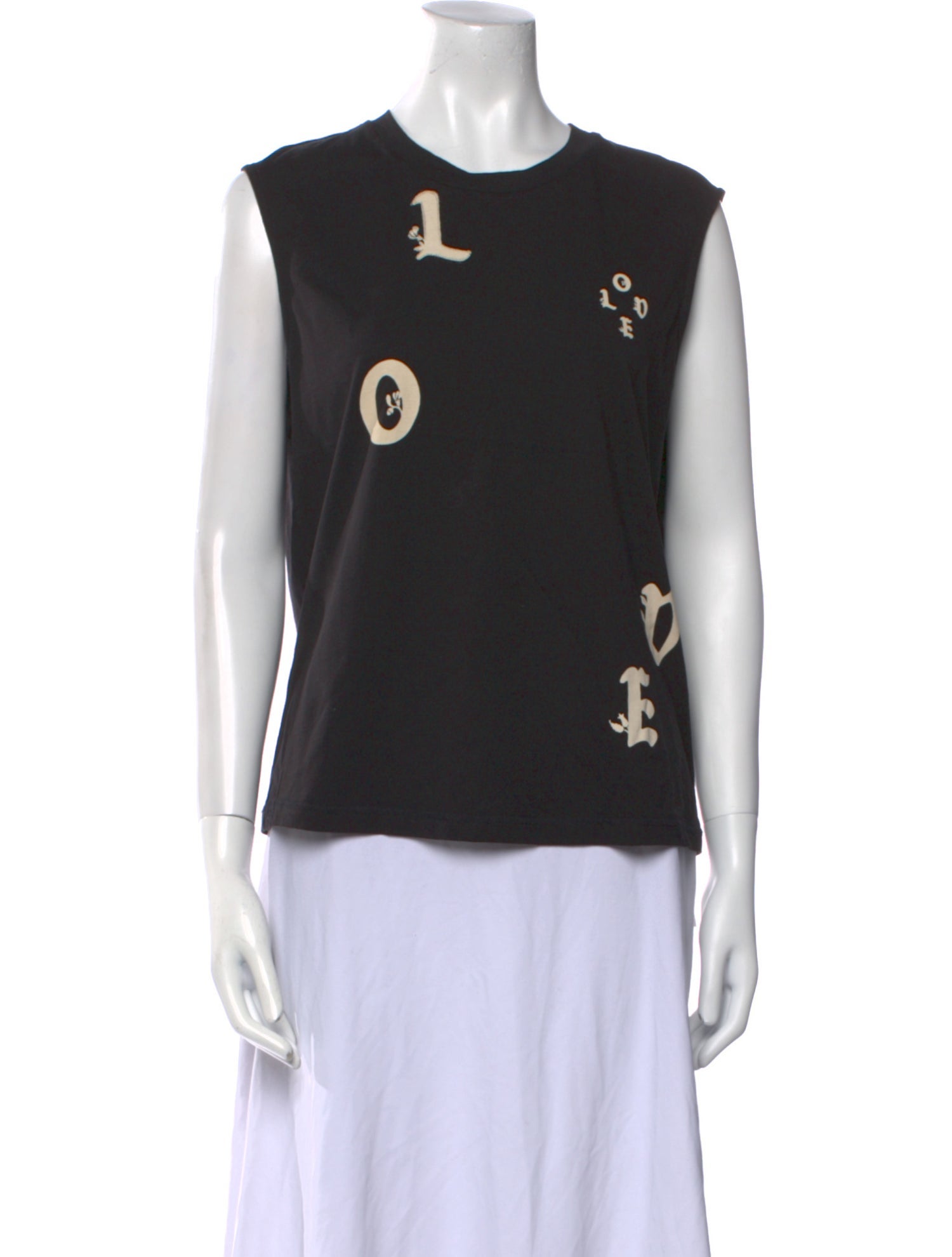 3.1 Phillip Lim Graphic Print Crew Neck Top