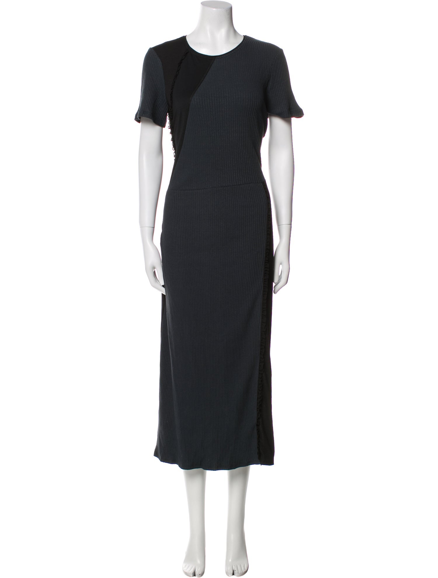 3.1 Phillip Lim Crew Neck Long Dress
