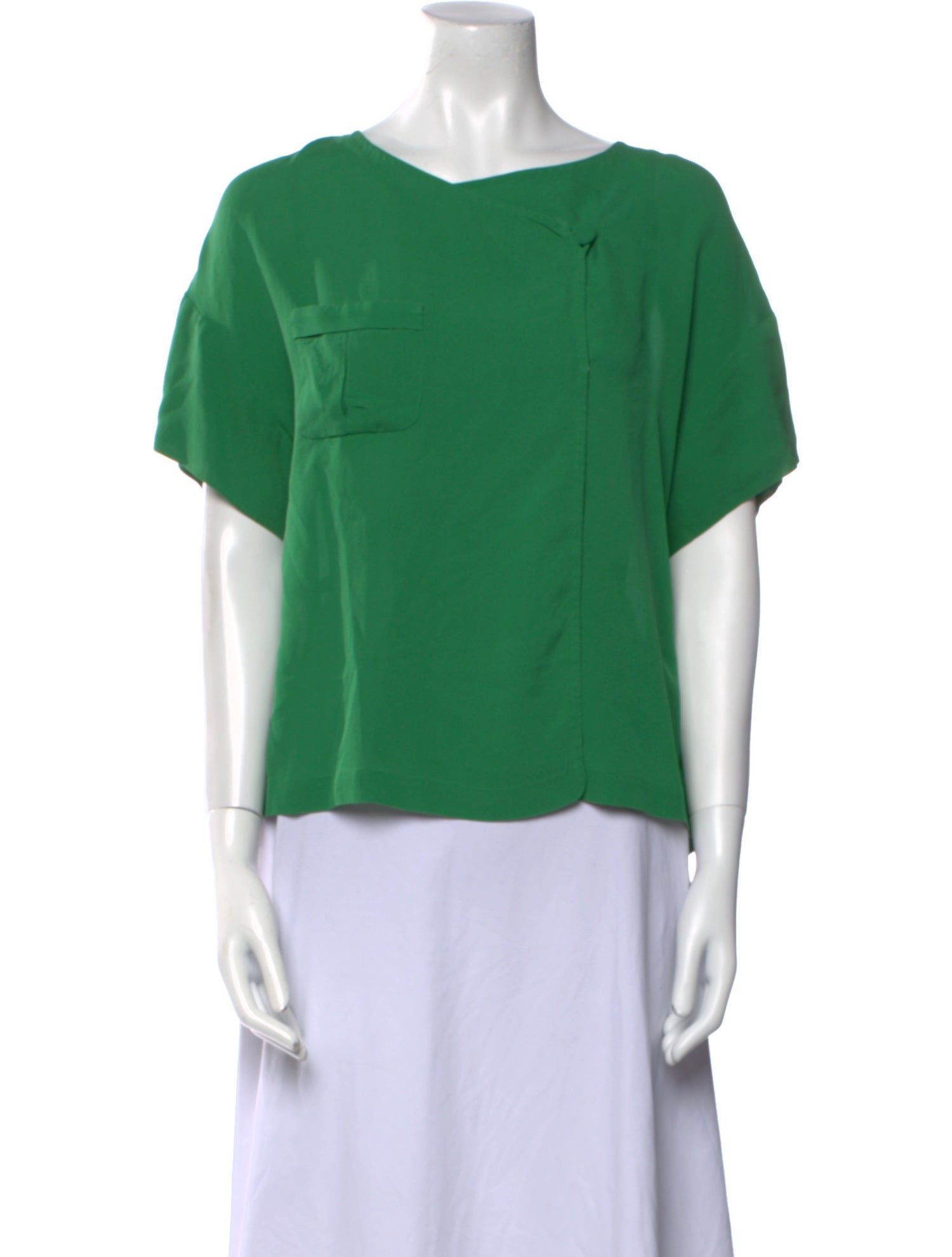 3.1 Phillip Lim Silk Scoop Neck Blouse