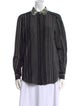 3.1 Phillip Lim Silk Striped Button-Up Top
