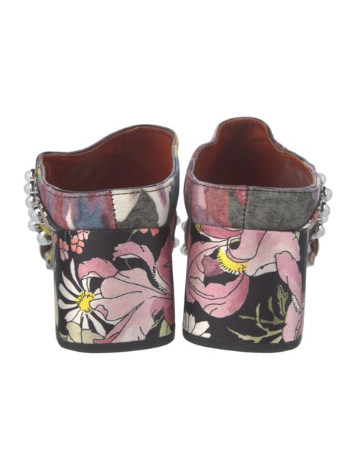 3.1 Phillip Lim Floral Print Studded Accents Slides
