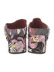 3.1 Phillip Lim Floral Print Studded Accents Slides