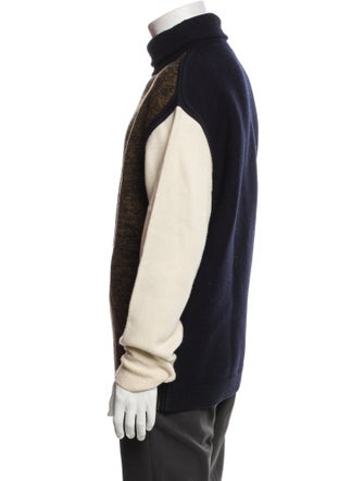 3.1 Phillip Lim Wool Colorblock Pattern Pullover