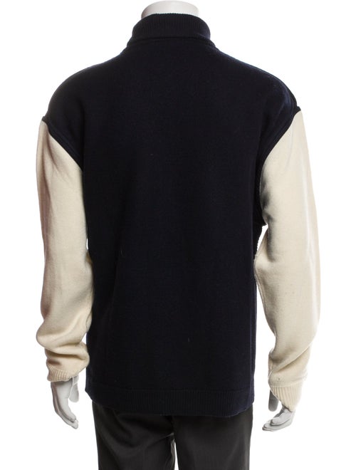 3.1 Phillip Lim Wool Colorblock Pattern Pullover