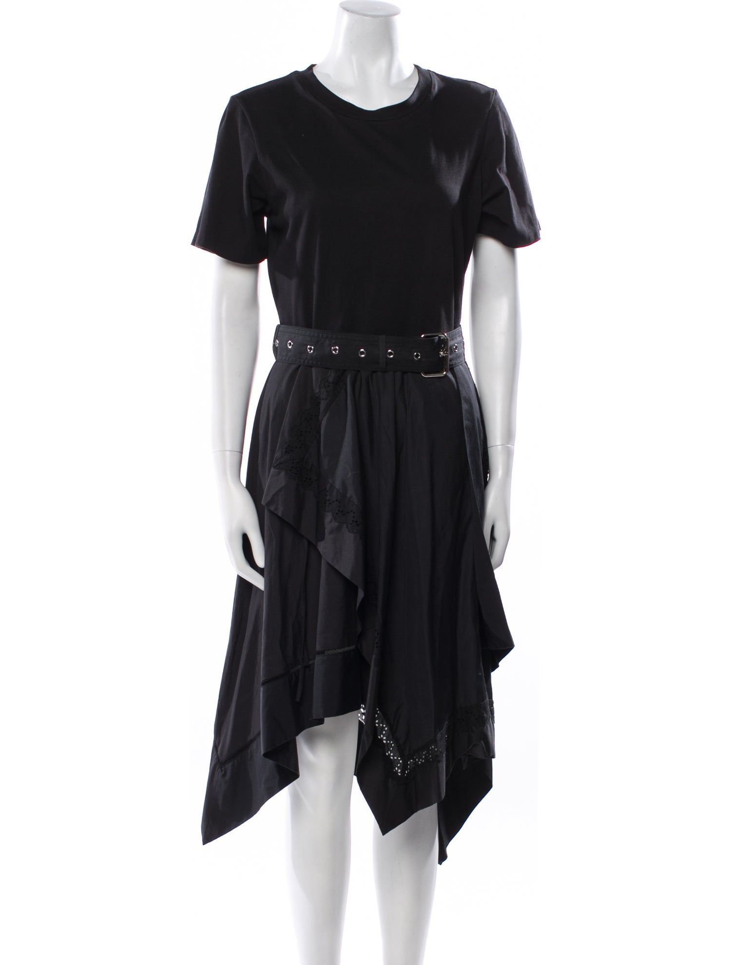 3.1 Phillip Lim Crew Neck Midi Length Dress