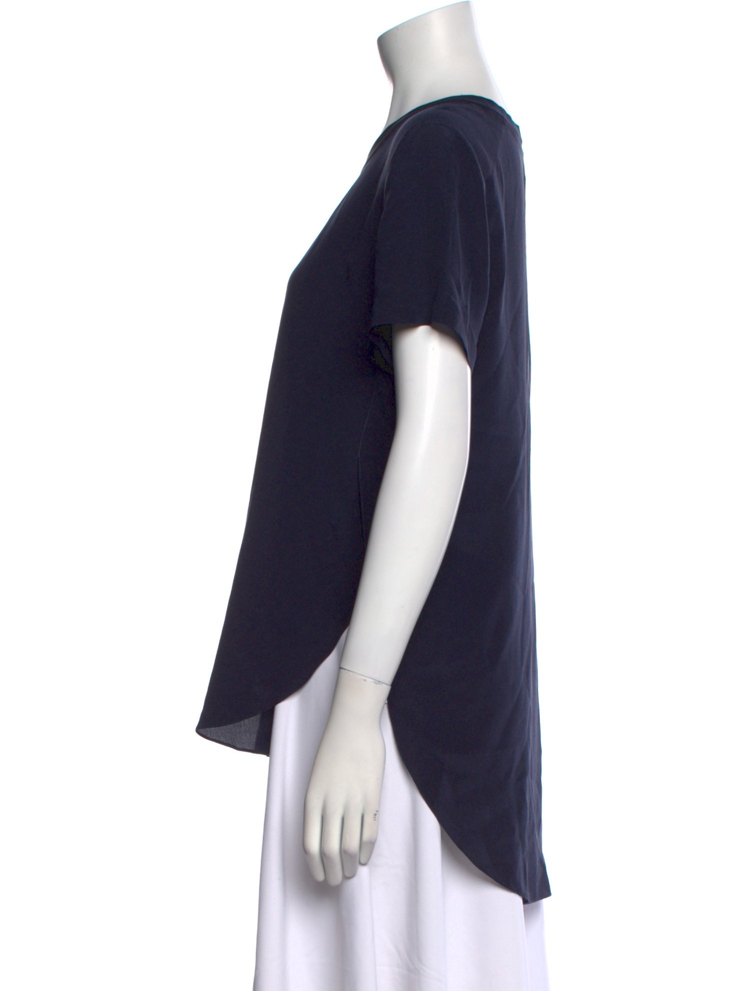 3.1 Phillip Lim Silk Crew Neck T-Shirt