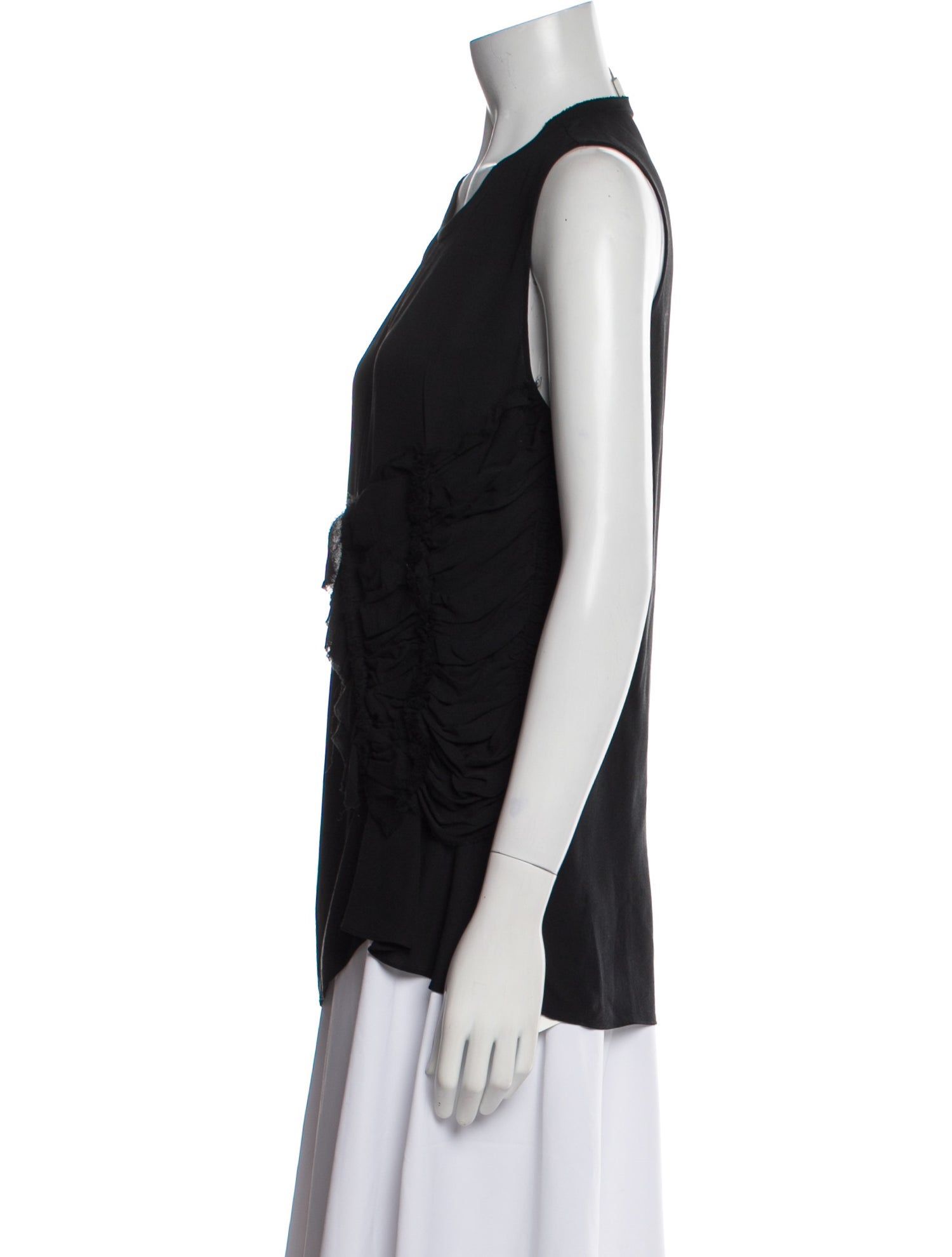 3.1 Phillip Lim Silk Crew Neck Top