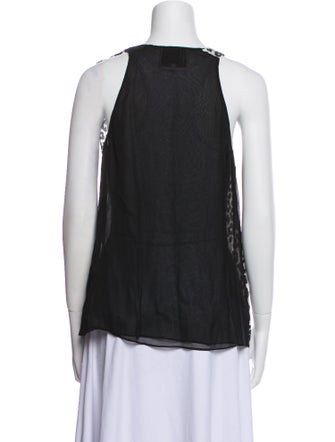 3.1 Phillip Lim Silk Animal Print Top