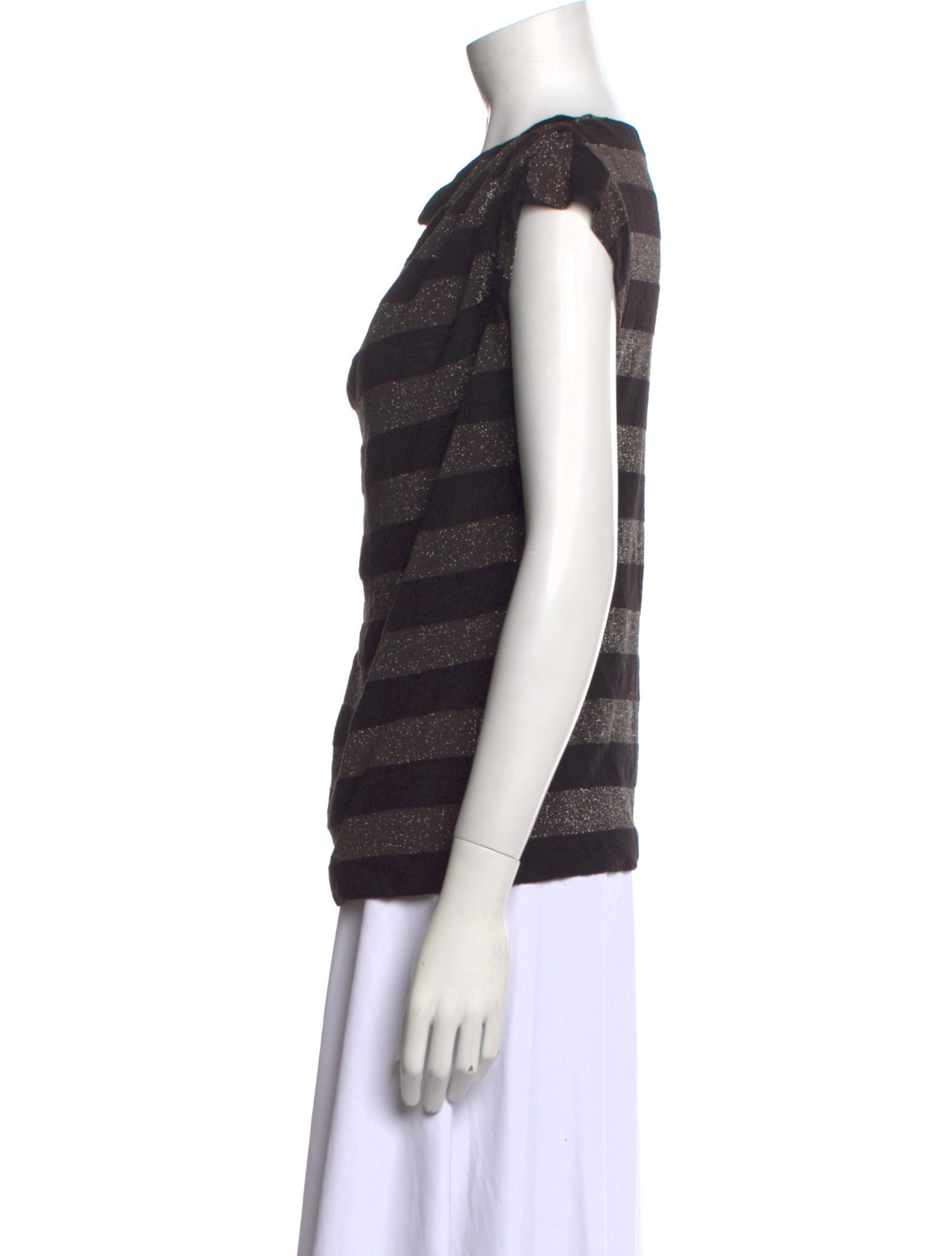 3.1 Phillip Lim Striped Cowl Neck Top