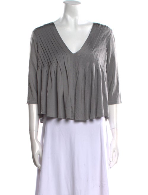 3.1 Phillip Lim Silk V-Neck Crop Top