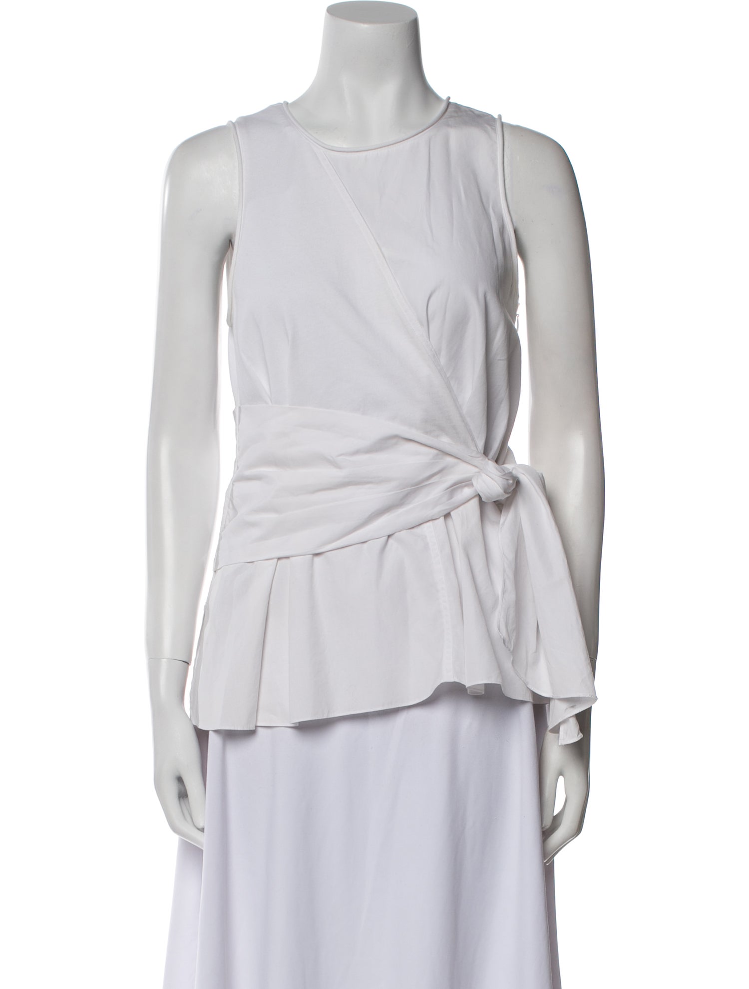 3.1 Phillip Lim Crew Neck Sleeveless Top