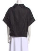 3.1 Phillip Lim Mock Neck Short Sleeve Blouse