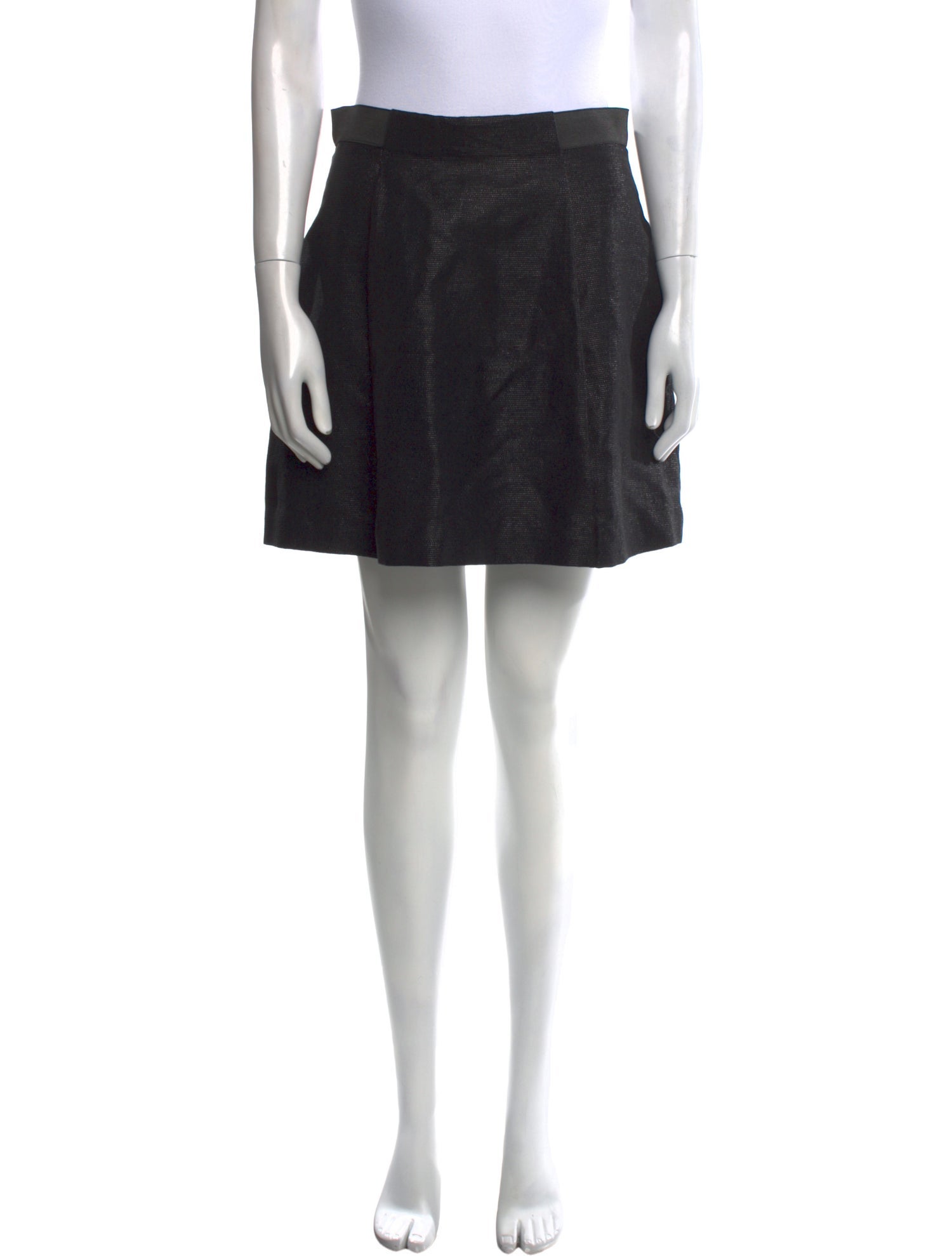 3.1 Phillip Lim Pleated Accents Mini Skirt