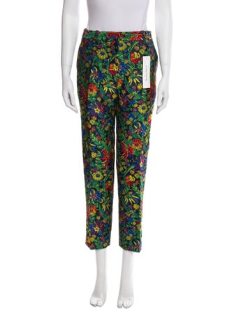 3.1 Phillip Lim Floral Print Straight Leg Pants