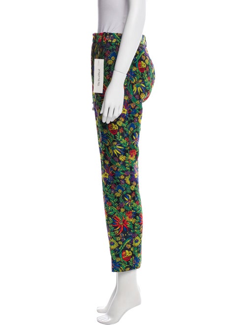 3.1 Phillip Lim Floral Print Straight Leg Pants