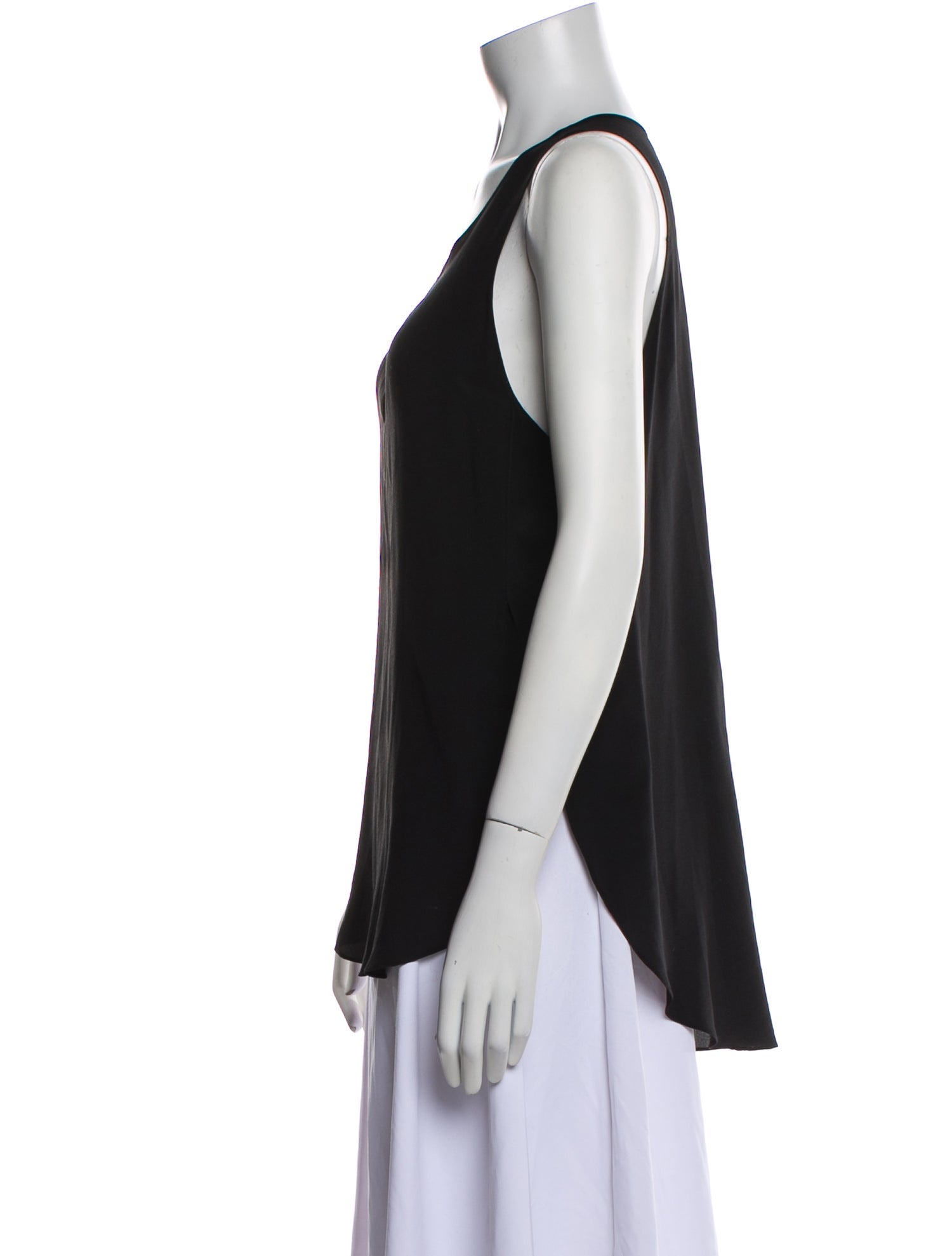 3.1 Phillip Lim Silk Scoop Neck Top