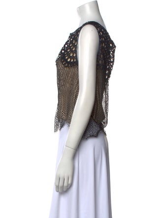 3.1 Phillip Lim Silk Scoop Neck Crop Top