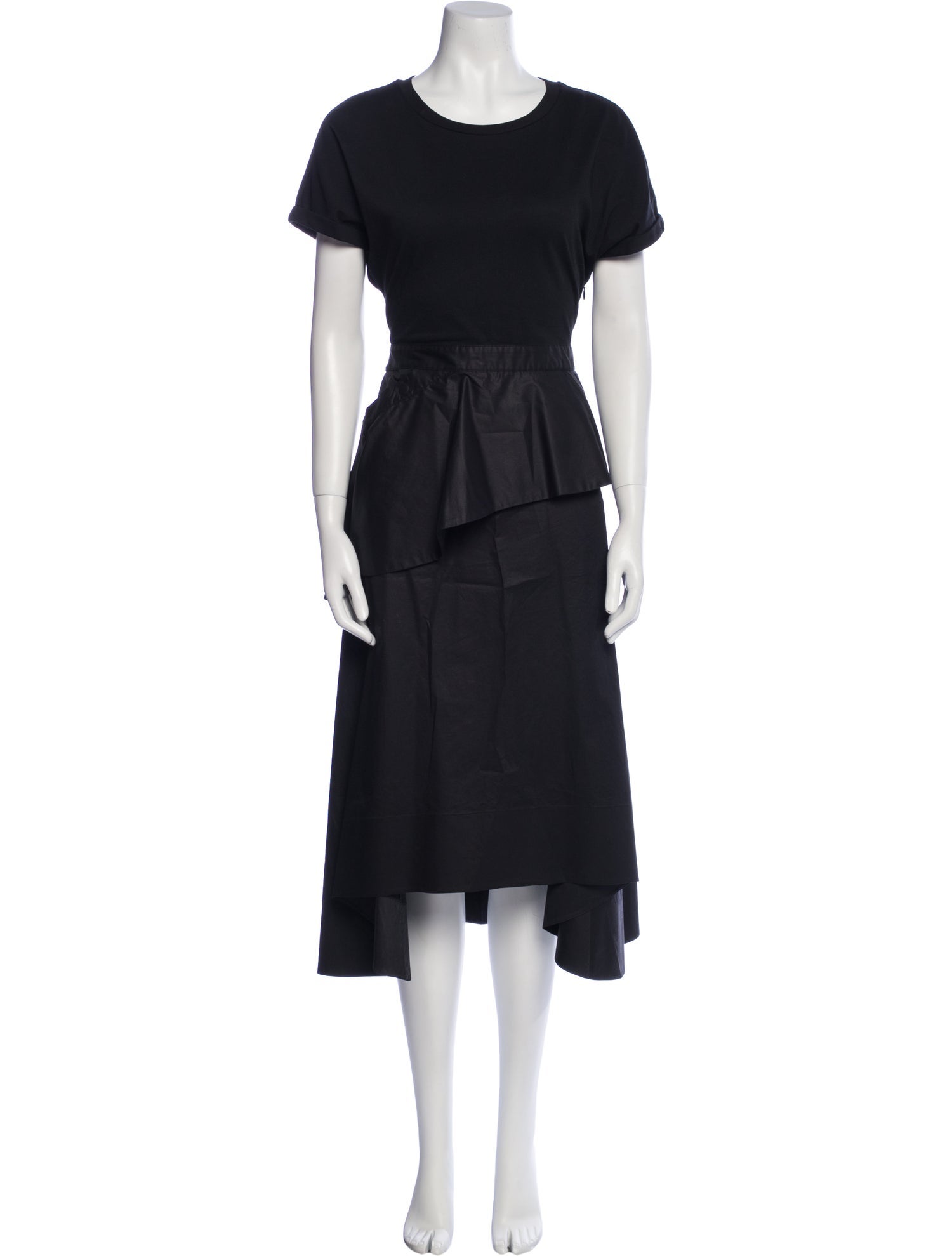 3.1 Phillip Lim Crew Neck Midi Length Dress