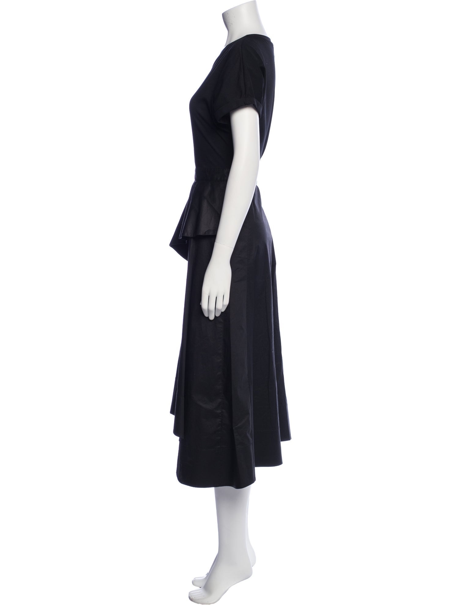 3.1 Phillip Lim Crew Neck Midi Length Dress