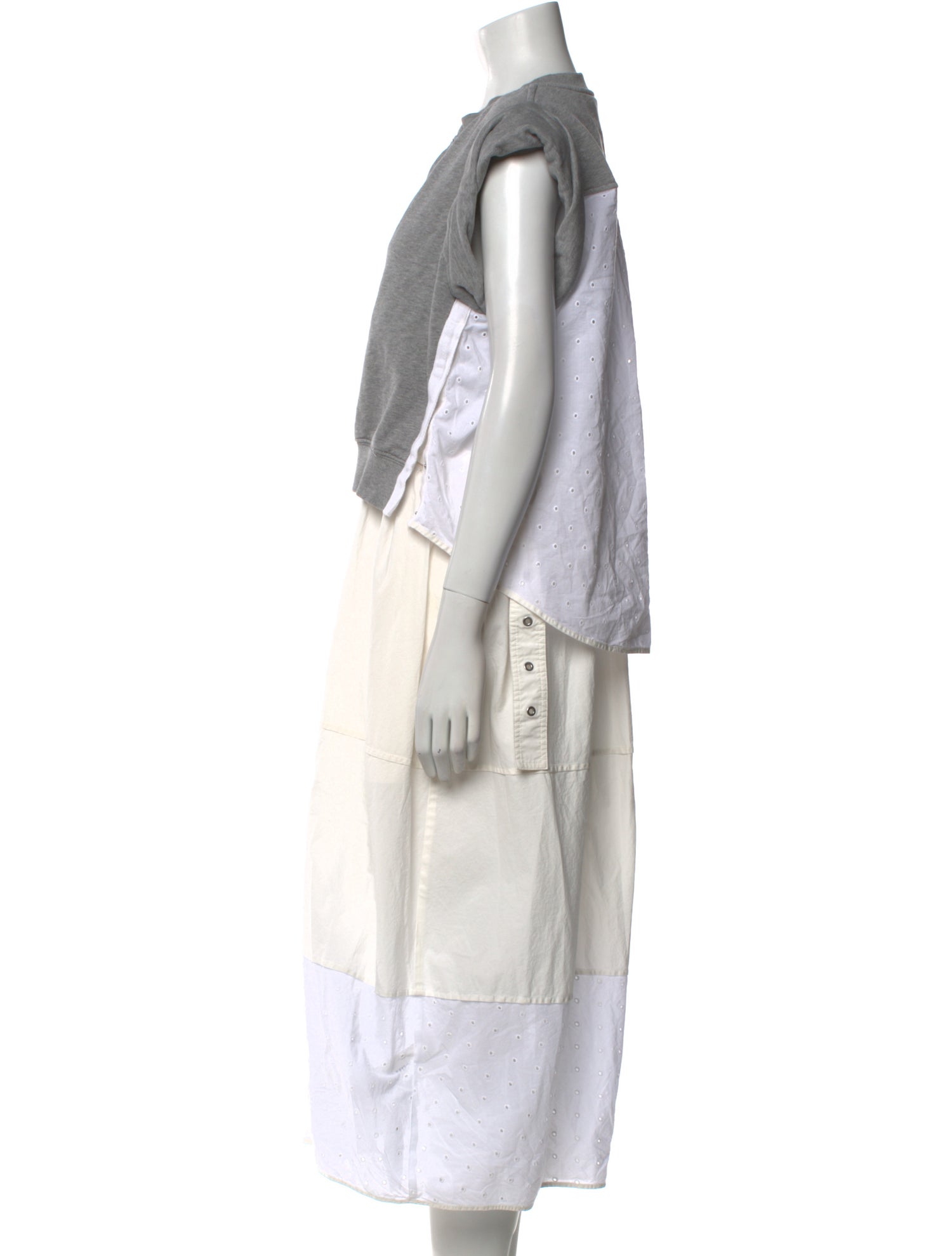 3.1 Phillip Lim V-Neck Midi Length Dress