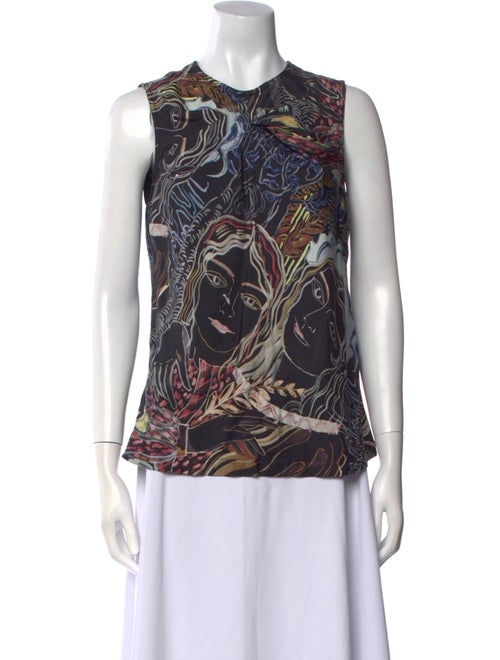3.1 Phillip Lim Silk Printed Blouse