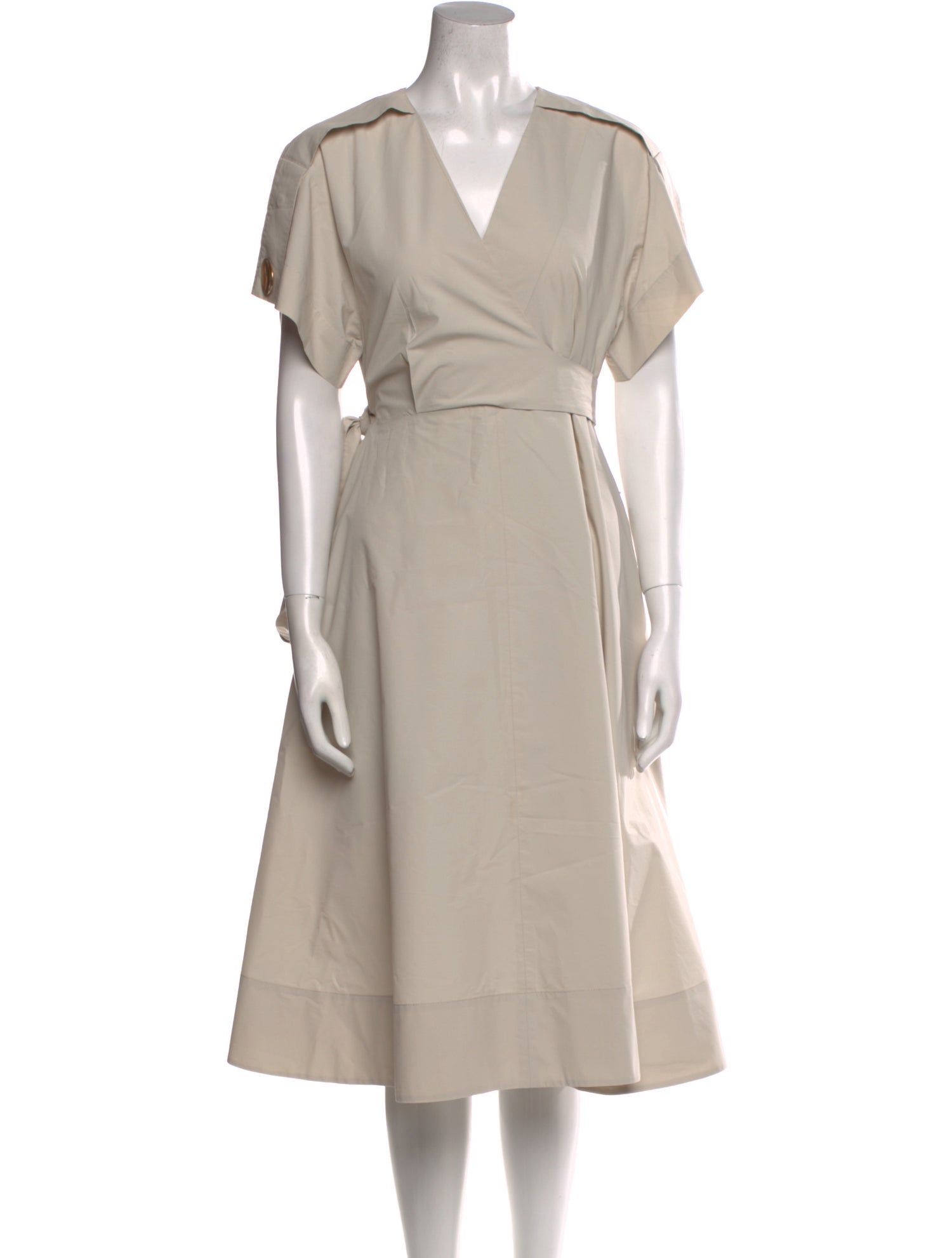 3.1 Phillip Lim V-Neck Midi Length Dress
