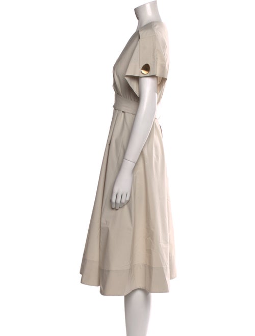 3.1 Phillip Lim V-Neck Midi Length Dress