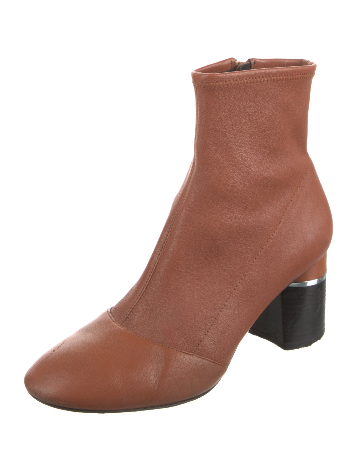 3.1 Phillip Lim Leather Colorblock Pattern Boots