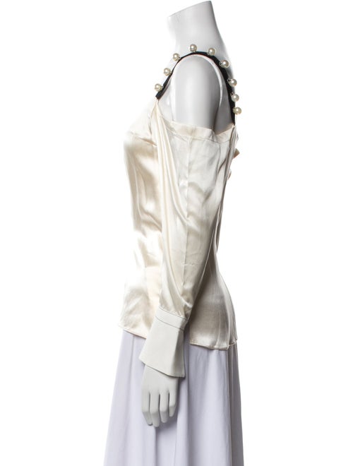 3.1 Phillip Lim Silk Square Neckline Blouse