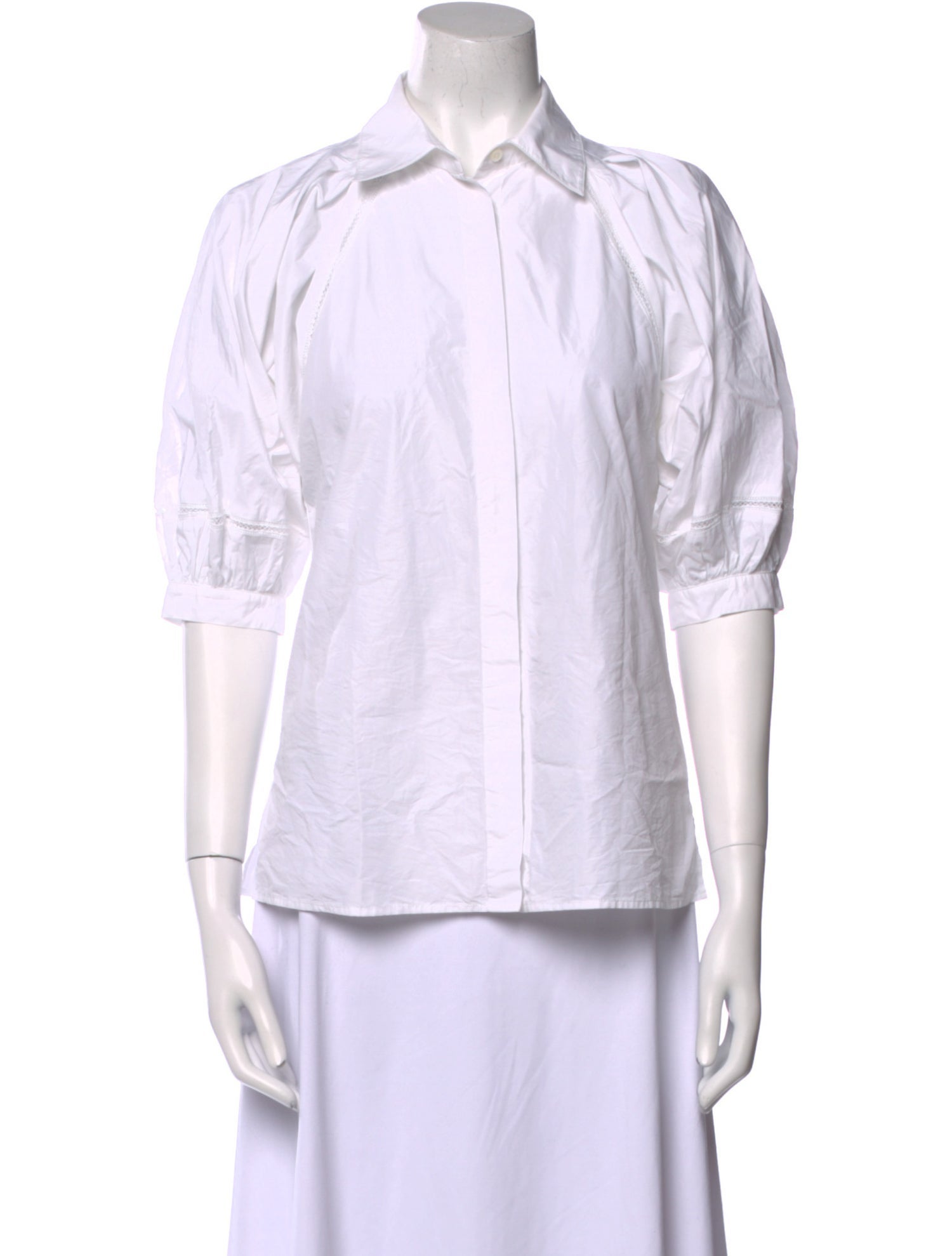 3.1 Phillip Lim Three-Quarter Sleeve Button-Up Top