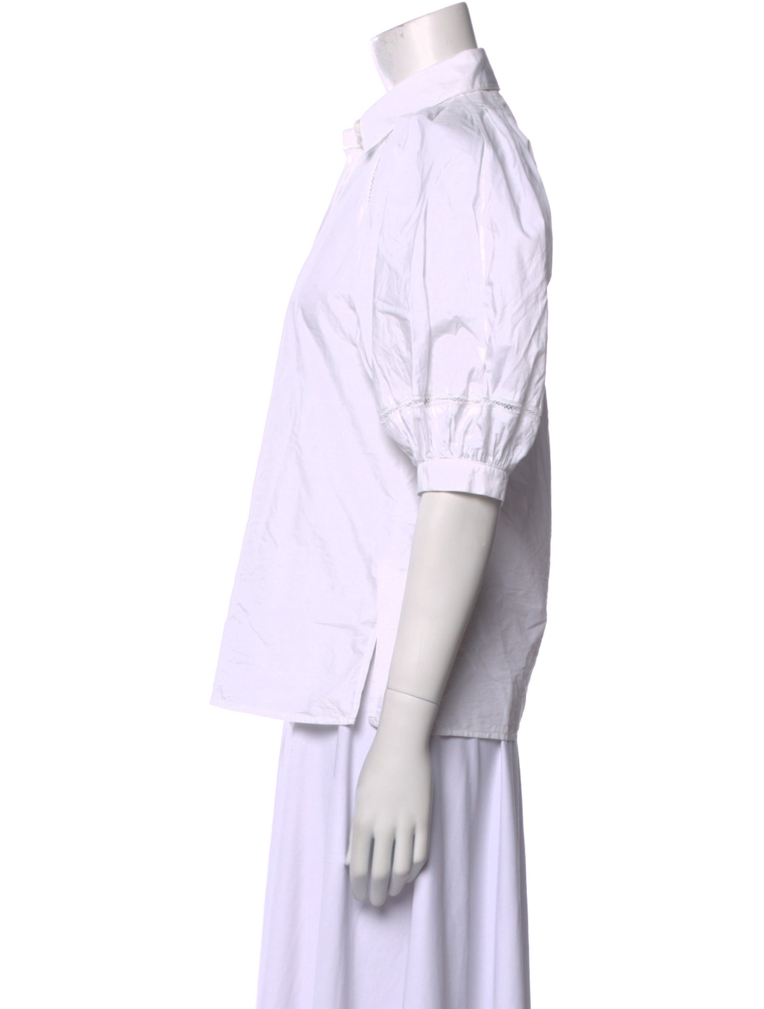 3.1 Phillip Lim Three-Quarter Sleeve Button-Up Top