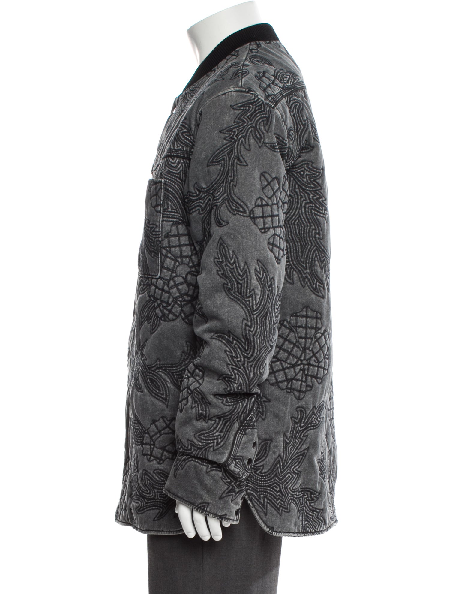 3.1 Phillip Lim Graphic Print Puffer Coat