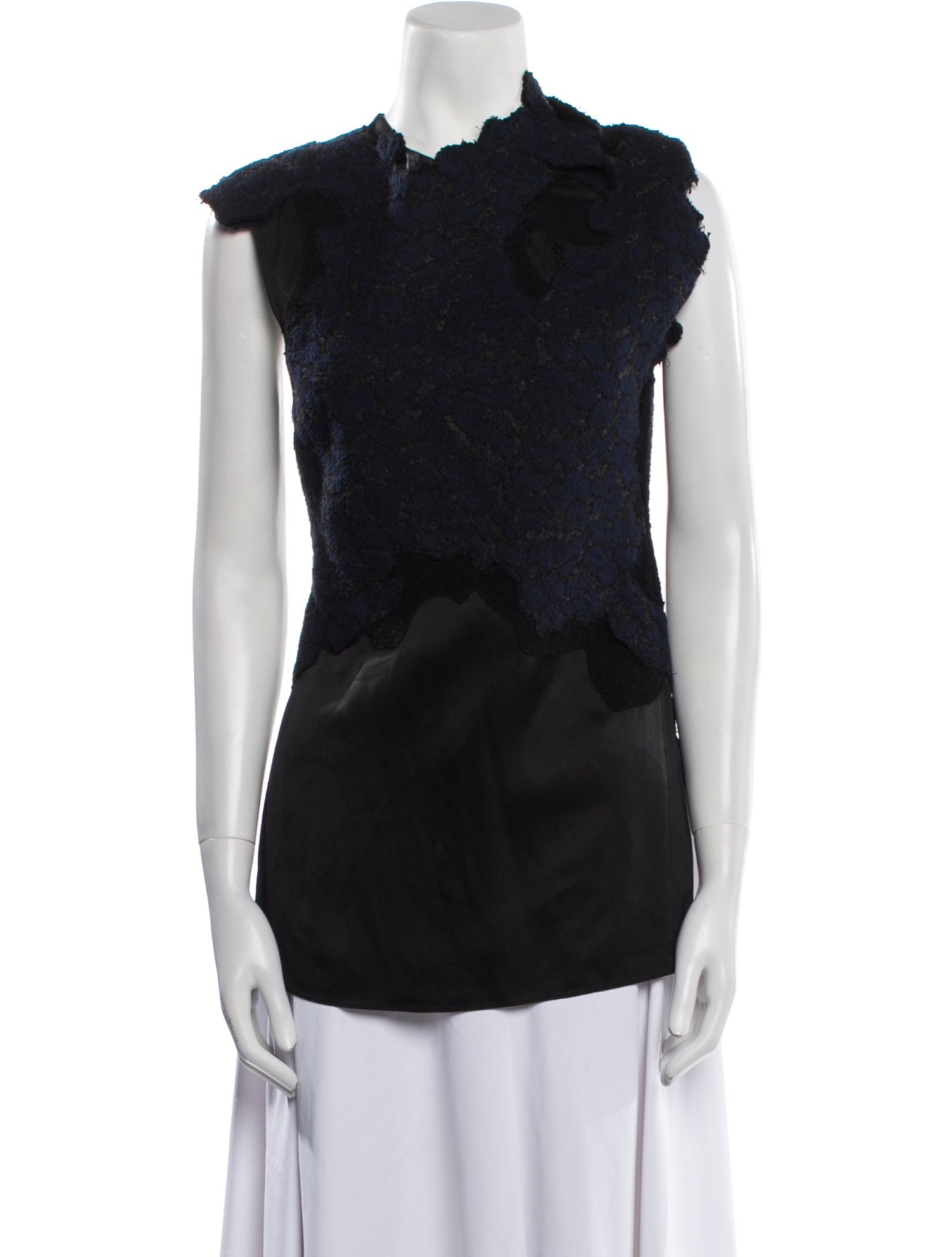 3.1 Phillip Lim Silk Mock Neck Blouse