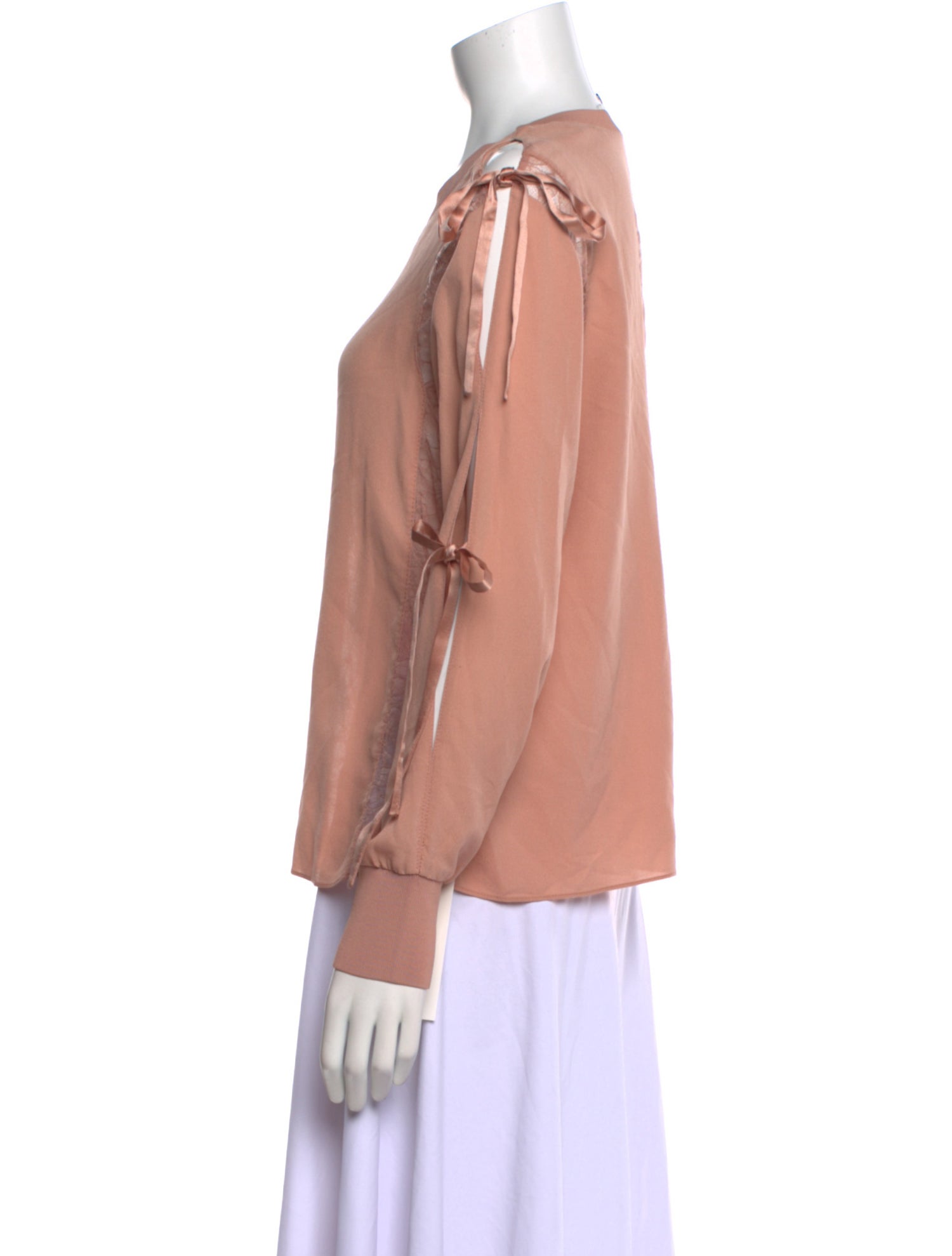 3.1 Phillip Lim Silk Crew Neck Blouse