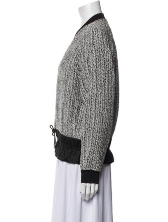 3.1 Phillip Lim Tweed Pattern Bomber Jacket