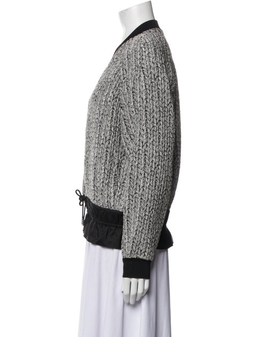 3.1 Phillip Lim Tweed Pattern Bomber Jacket