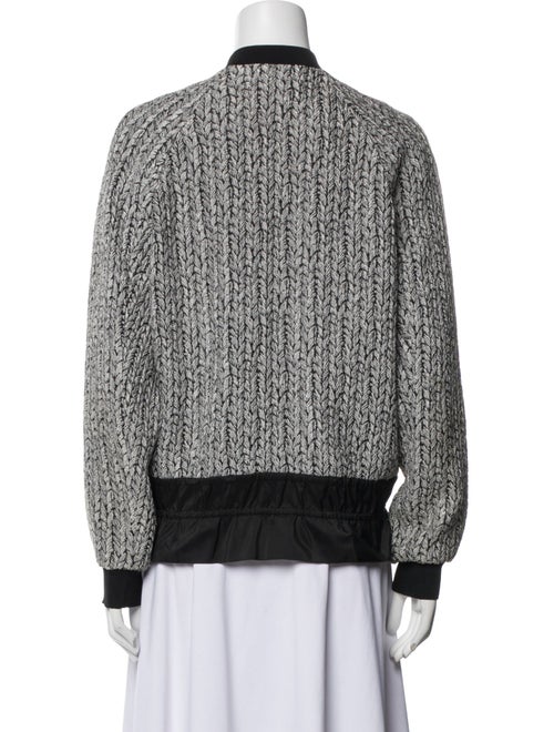 3.1 Phillip Lim Tweed Pattern Bomber Jacket